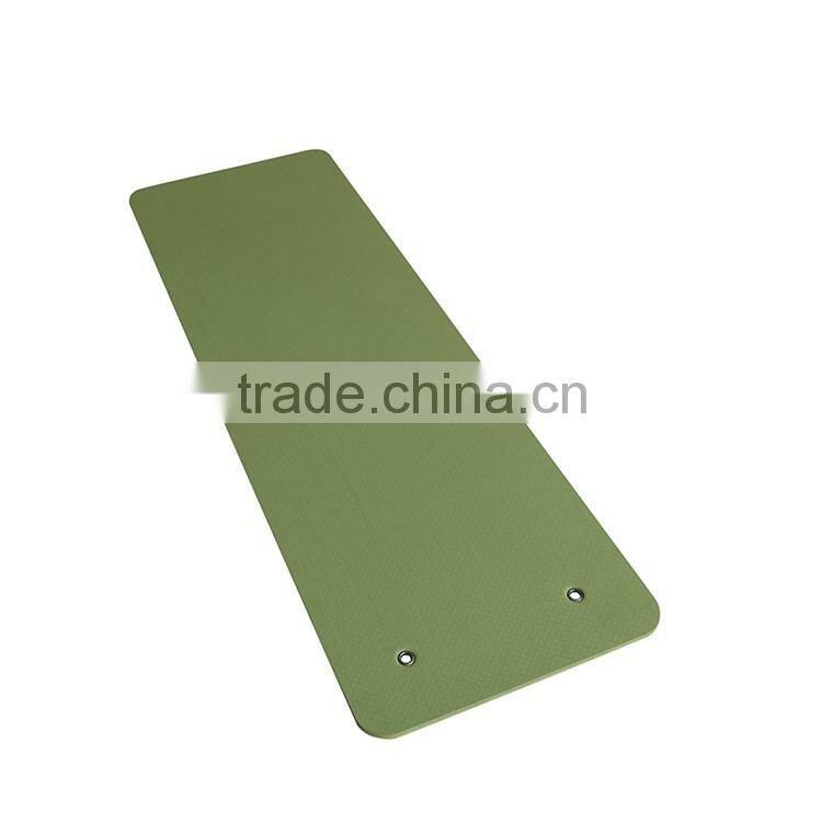 Factory big size yoga mattress with hanging hole