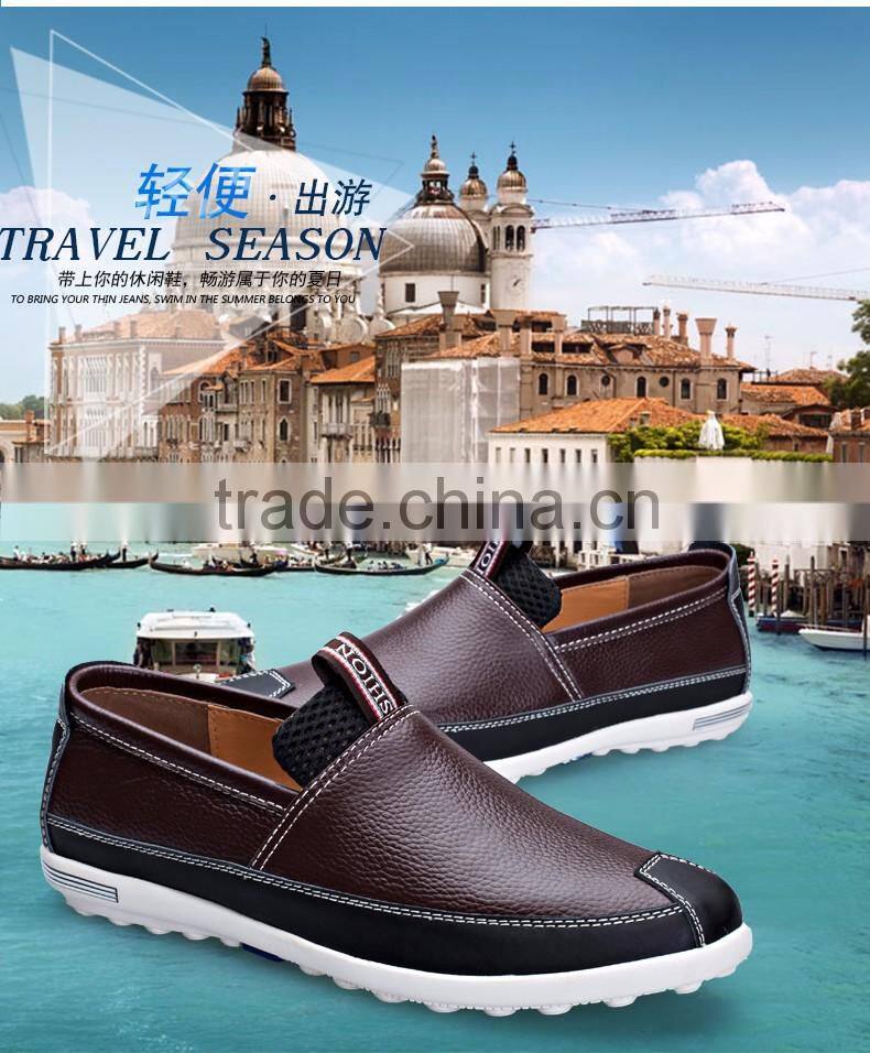 Genuine Leather Alibaba Men Shoes Casual High-Quality Breathable Shoes
