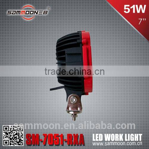 high power 43w led working light, super bright work lamp, 12v/24 off-road vehicle light_SM-7051-RXA