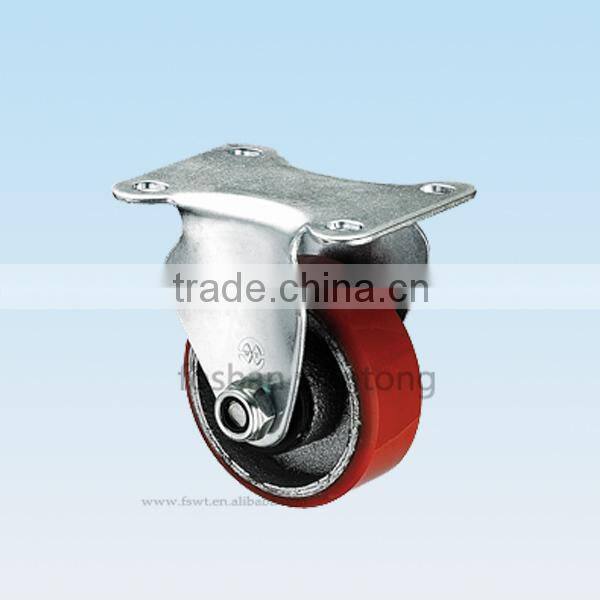 All Size Cast Iron Pu Wheel 75mm Furniture Hardware Caster Wheel