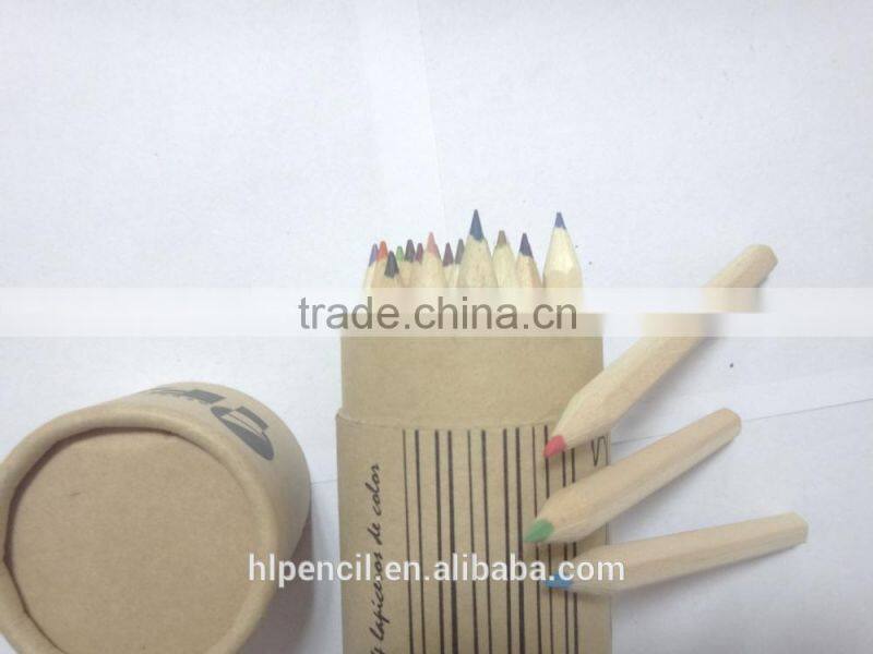 3.5 inch mini color pencil set for promotion item