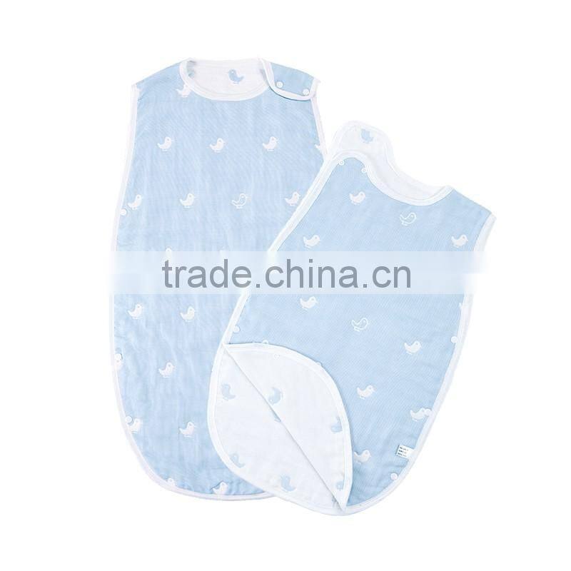New Arrival Gauze Cotton Kids Cute Sleeping Bag
