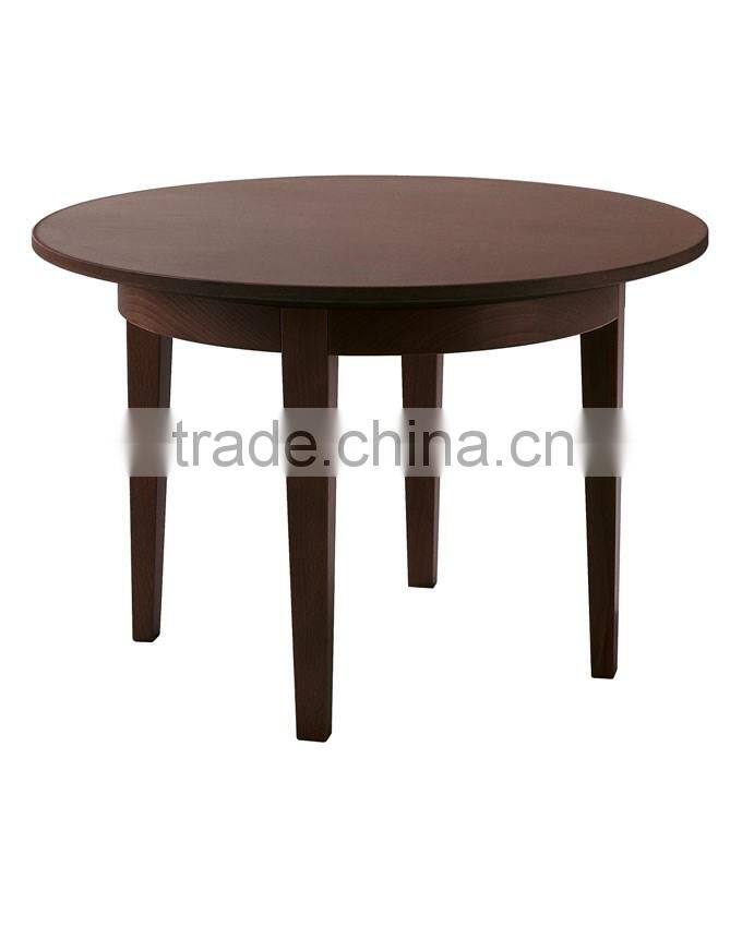 Wholesale round plywood table top restaurant wooden dining table designs