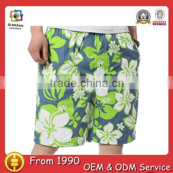 Drawstring short summer beach pants