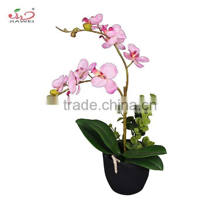 Yiwu JIAWEI Factory wholesale home decoration hot sale fake artificial plants orchid artificial flower wholesale
