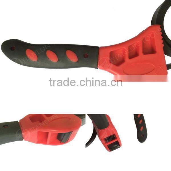 Diy Heavy Duty Adjustable Rubber Plastic Automotive Oil Filter Strap Wrench