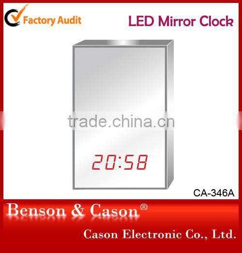 Cason Clapboard Table Clock Digital LED Wall Clock