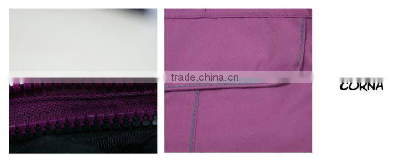 Women Pink Outdoor Winter Hiking Long Jacket