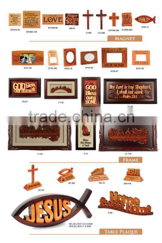 Religious church christian wood craft