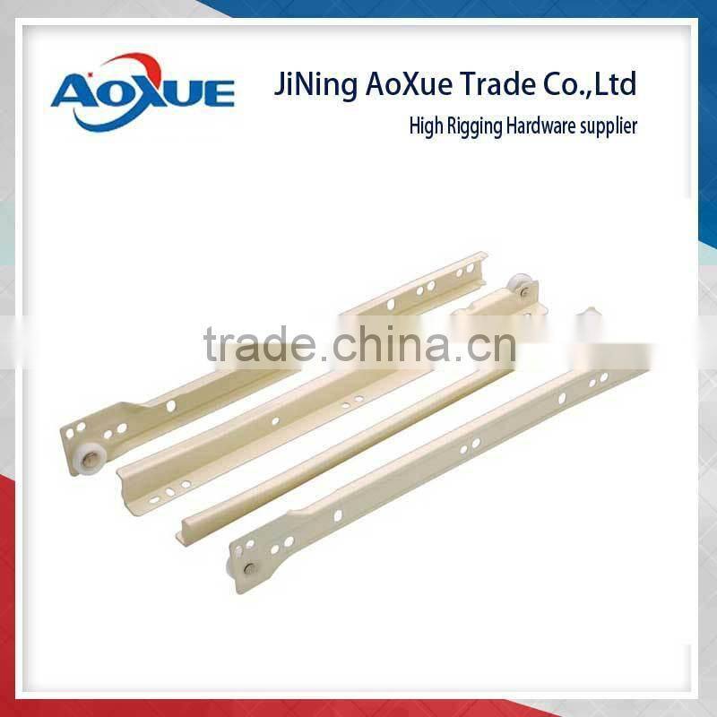 Hot sale in China, bottom drawer slide, self-closed bottom drawer slider