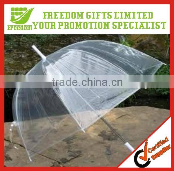 Simple Clear Dome Transparent Umbrella