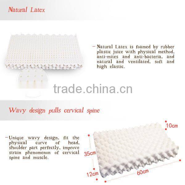 Woof Teeth Particles Massage Natural Latex Pillows