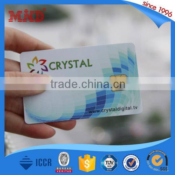 MDC15 CMYK offset printing chip FM4442 smart contact card