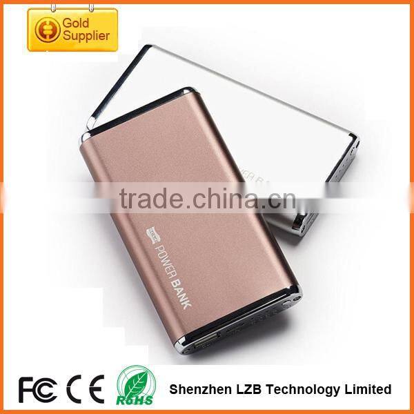 universal portable mobile charger,ultra slim USB power bank,external battery charging station