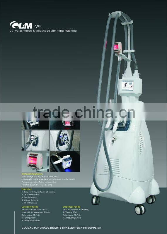 Best seller! photons vacuum massage ultrasound fat burning machine