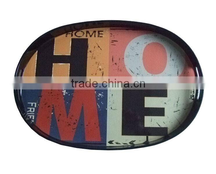 GRS design customized oval plastic tray