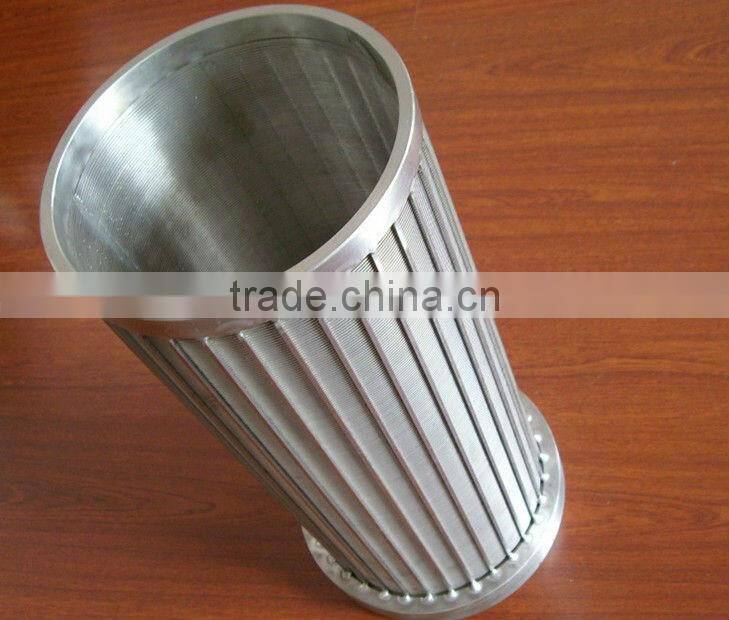 Wedge wire welded sand control screen cylinder