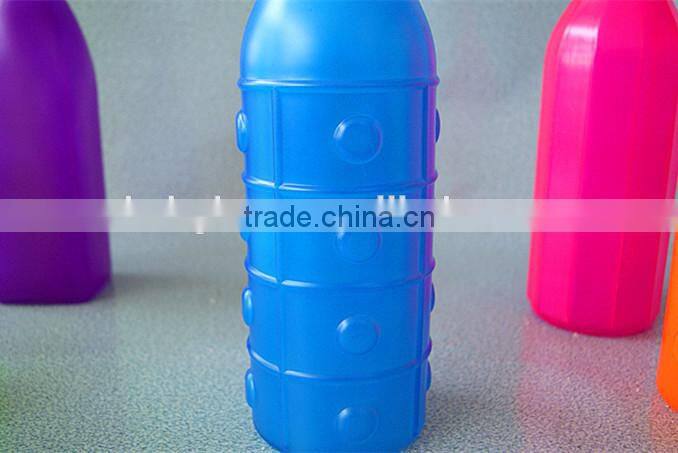 1 Litre Fluorescence color Home Made Glass Beverage Bottle Juice jar with clip Lid