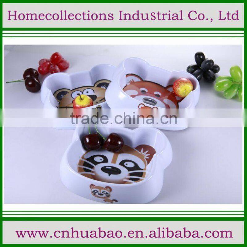 Cheap melamine dog bowl plastic pet dog/cat food/drinking bowl, weighted dog bowls