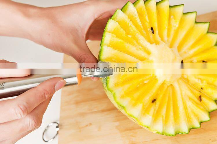 Multifunction Kitchen Fruit Salad tool , Carving knife & Melon baller