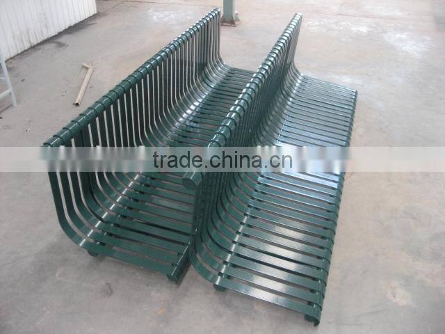 Outdoor cast iron park bench with parts for sale