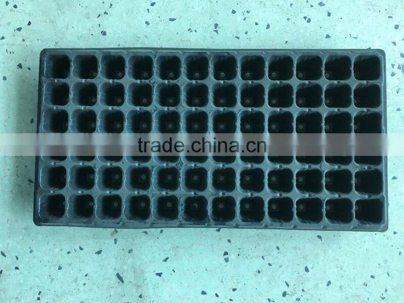 #014 black plastic seedling trays/High Quality black plastic seedling trays