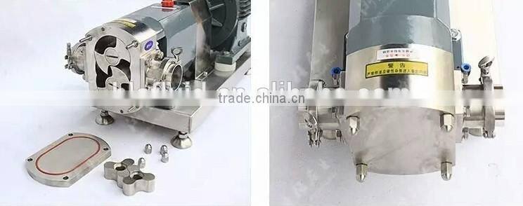 Stainless Steel Zhejiang Gear type Rotary Lobe Molasses Pumps