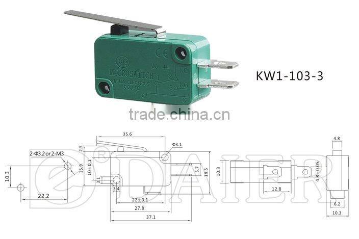 Burgess micro switch KW1-103-3