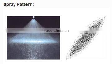 Low-pressure flat fan spray water nozzle