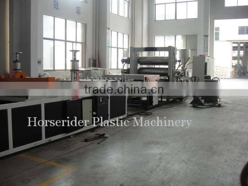 plastic PVC sheet extrusion machine