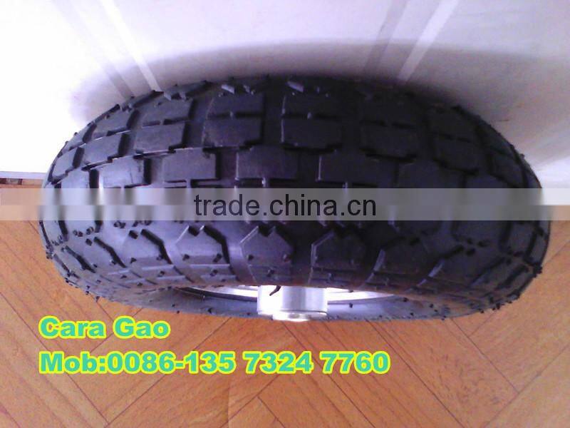 small rubber wheels for trolley 4.10/3.50-4