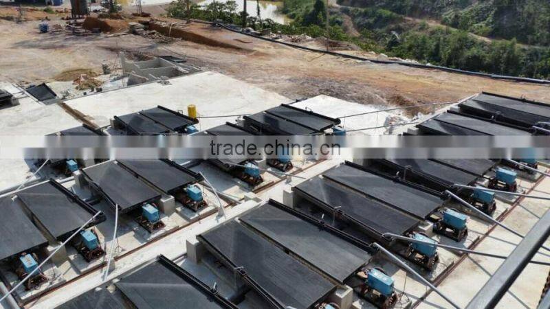 Placer gold ore mining plant