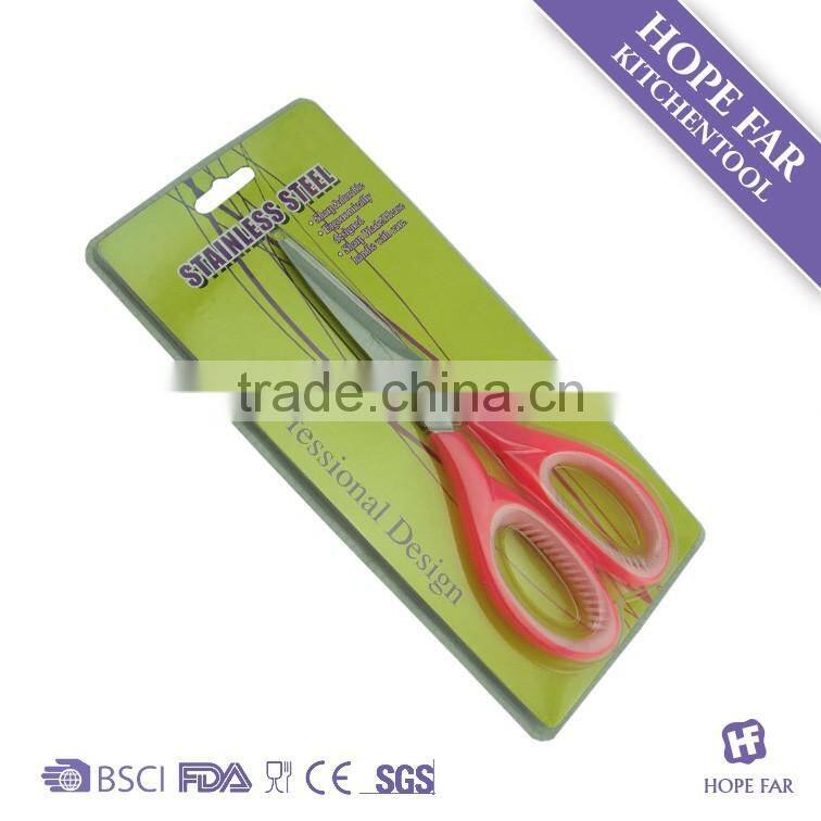 K526 Comfortable rubber handle home and outdoor utility scissors