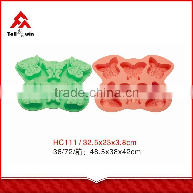 Silicone rubber cake mold