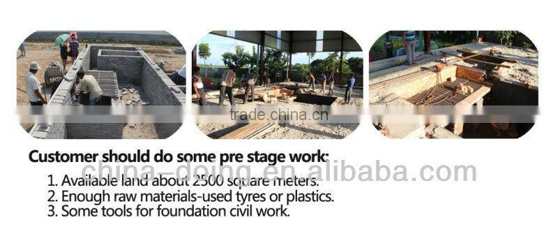 Oil from Waste tire System, Fifth Generation Pyrolysis Machine With Recycling Water Cooling System