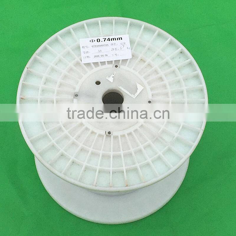 0.5mm 100% polyester monofilament yarn for nylon zipper slider with high strength