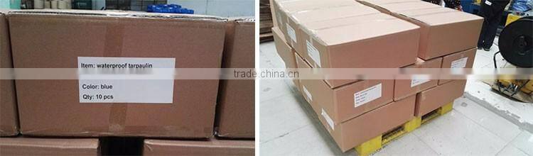 Used tarpaulins for tent