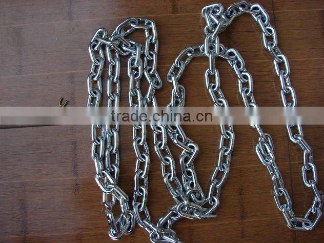 high quality different size ordinary link chain