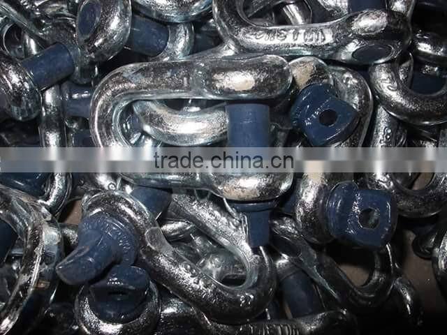 US Hot Dipped G210 Galvanized dee swivel anchor shackle price