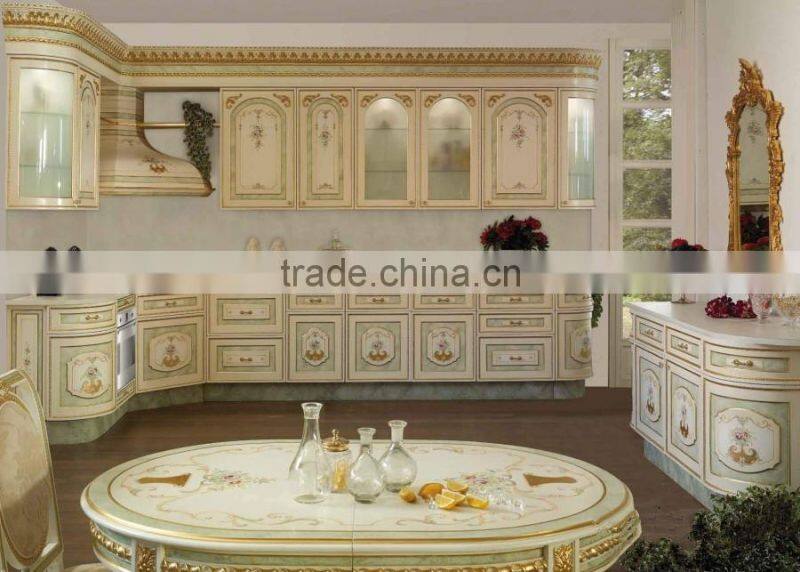 Modern Style Wooden Kitchen Cabinet, Customized Kitchen Furniture Set, Simple Design Base Cabinet With Countertop Island