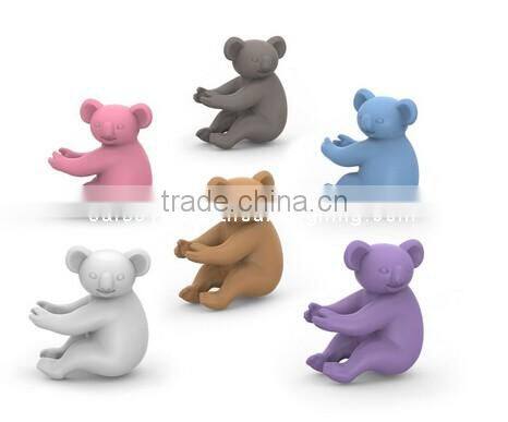 Silicone Social Climbers Koala Drink Markers,Silicone Social Climbers Koala Drink Charms