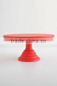Water Base Food Safe Painting Colorful Wooden Cake Stand
