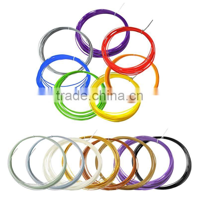 1.75mm ABS abd PLA 3d pen filament for 3d printer more than 22colors 3D printting pen filament