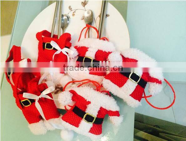 Hot-selling Christmas Tableware Storage Kits Cute Christmas Table Knife And Fork Decorative Cover Holder, Christmas Decorations