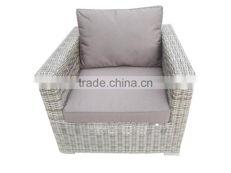 Outdoor Garden PE Rattan Arm Chair