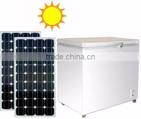 150L Integrated Solar Chest Freezer with Built-in Lithium Battery