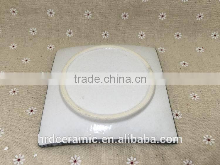 Stocked White Porcelain Square Dish/food dish/soap dish/salad bowl