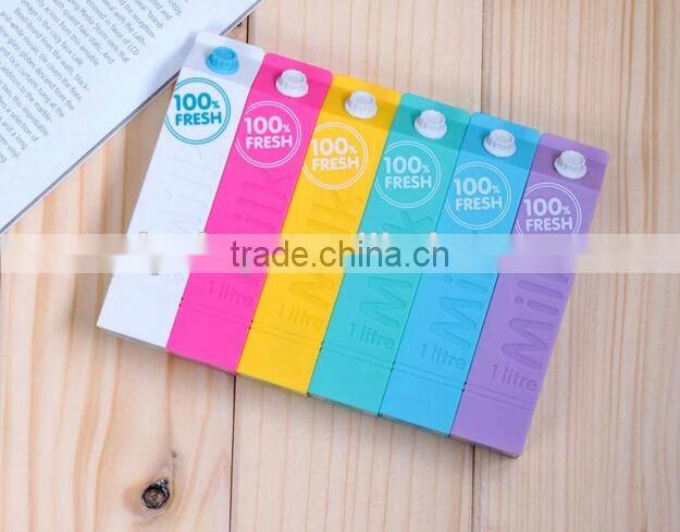 gift milk power bank 1200mAh to 2600mAh / phone power bank