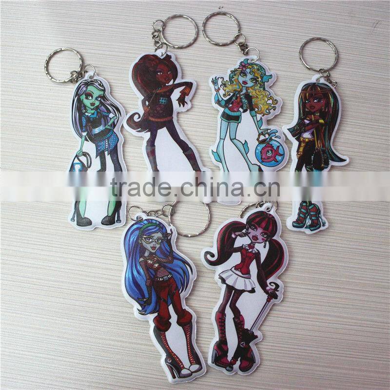 Custom Palm Shaped PVC With Sponge Keychain