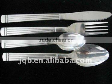 Bar-type handle with stainless steel cutlery set